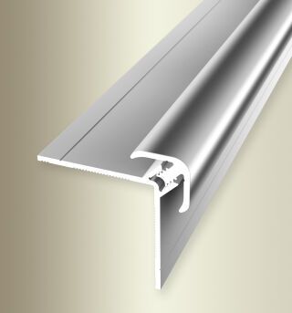 Clip-Außenecke 2600 mm SBS Typ 153 U Alu poliert elox. silber glanz 3 - 5 mm ungebohrt