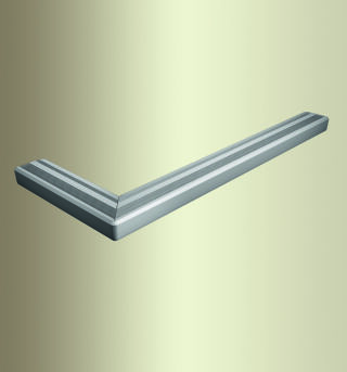 Wi.-Pr. Fertigwinkel 1000 mm 225 U/FW-L Aluminium eloxiert silber 0 - 20 mm runde Ecken 90°