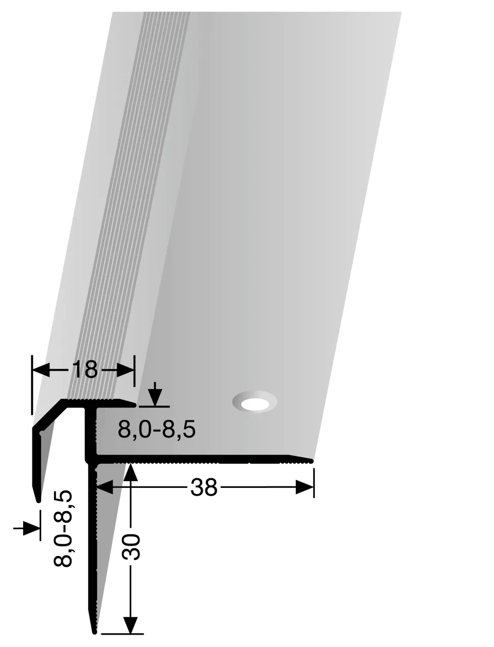 Küberit Treppenkantenprofile 838