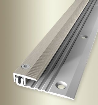 Absch.-Pr. 1000 mm Typ 377 PPS®-Ch Star Alu elox. platinium f.g. 4 - 9,5 mm versenkt gebohrt, zweiteilig