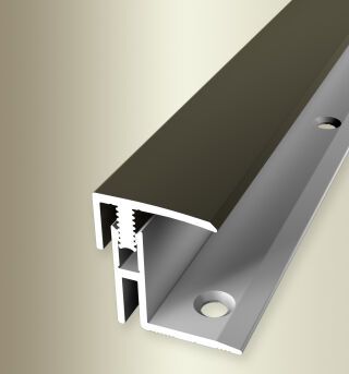 Absch.-Pr. 1000 mm SB Typ 563 Mono-Clip Aluminium eloxiert bronze 17 - 22 mm zweiteilig