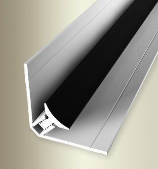 Clip-Innenecke 2600 mm SBS Typ 161 U Alu pulv. schw. matt (RAL9005) 4,5-7 mm ungebohrt