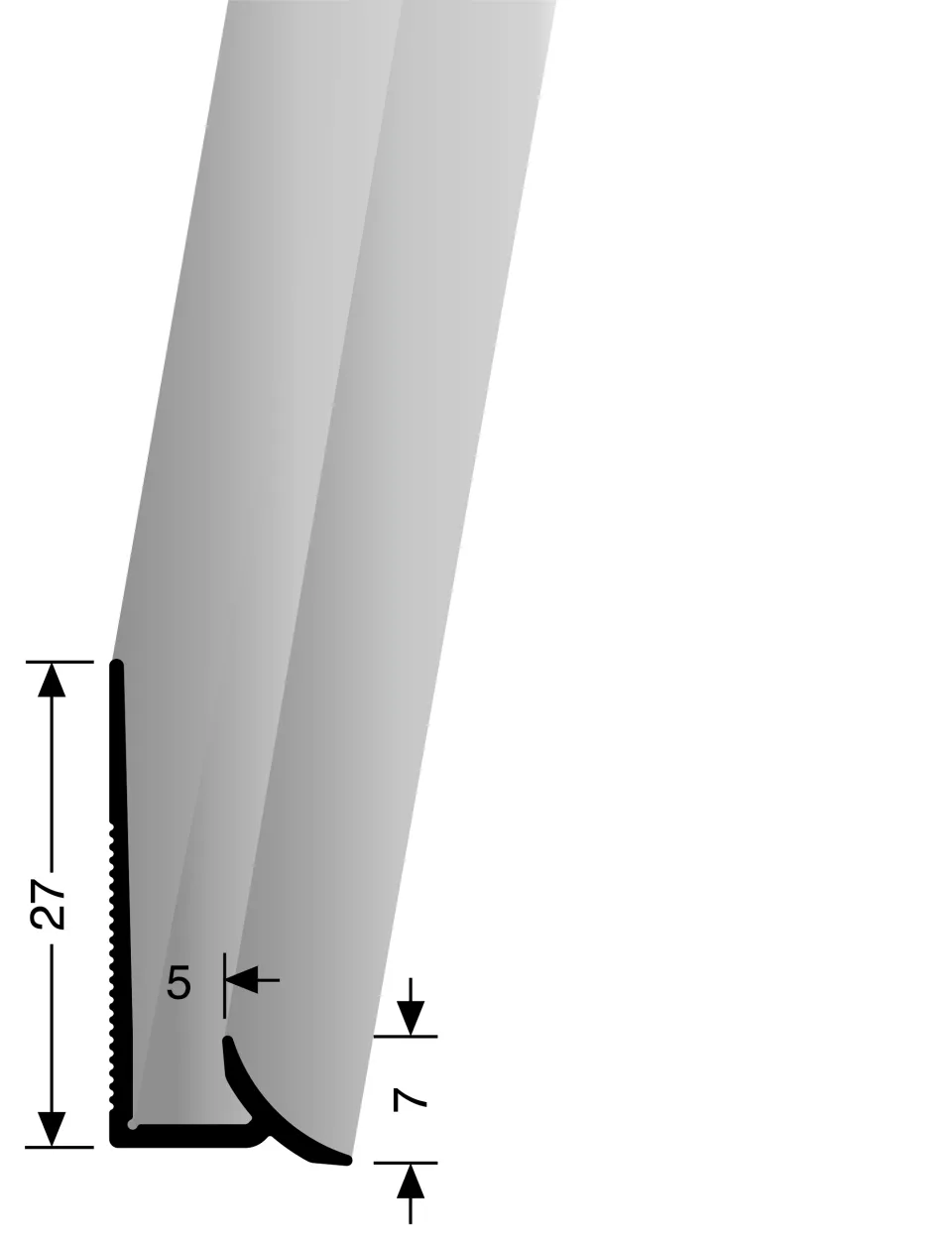 Küberit Sockelleisten 927