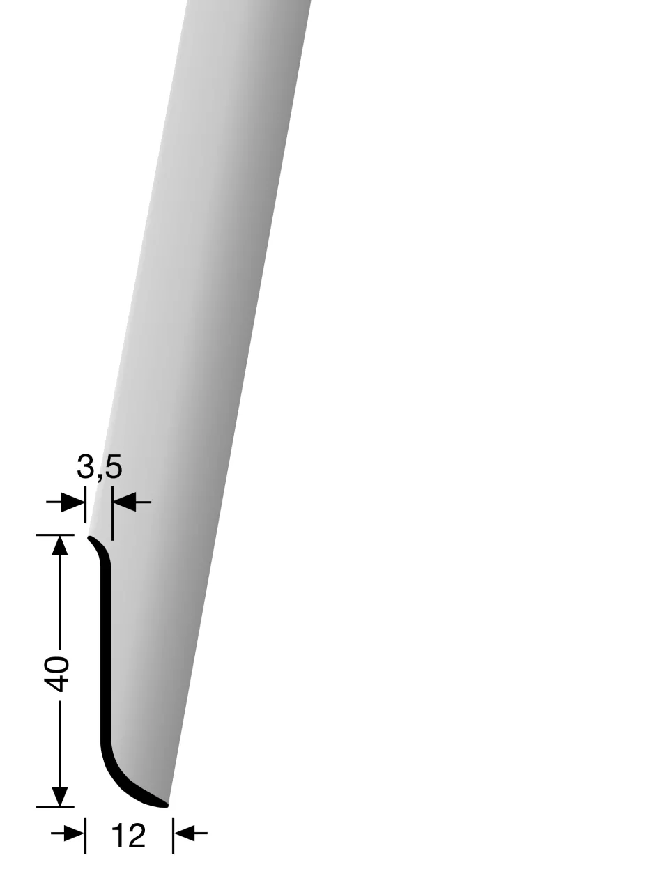 Küberit Sockelleisten 910
