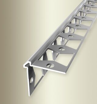 Außenecke 2700 mm SBS Typ 155 G Aluminium eloxiert silber 2 mm geschlossen gestanzt, mit Schutzfolie