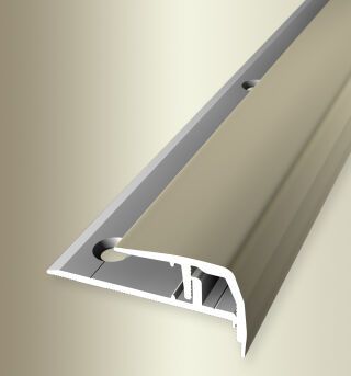 TK-Pr. 1000 mm SB Typ 510 Step-Clip Ch Aluminium eloxiert sand 7 - 14 mm zweiteilig