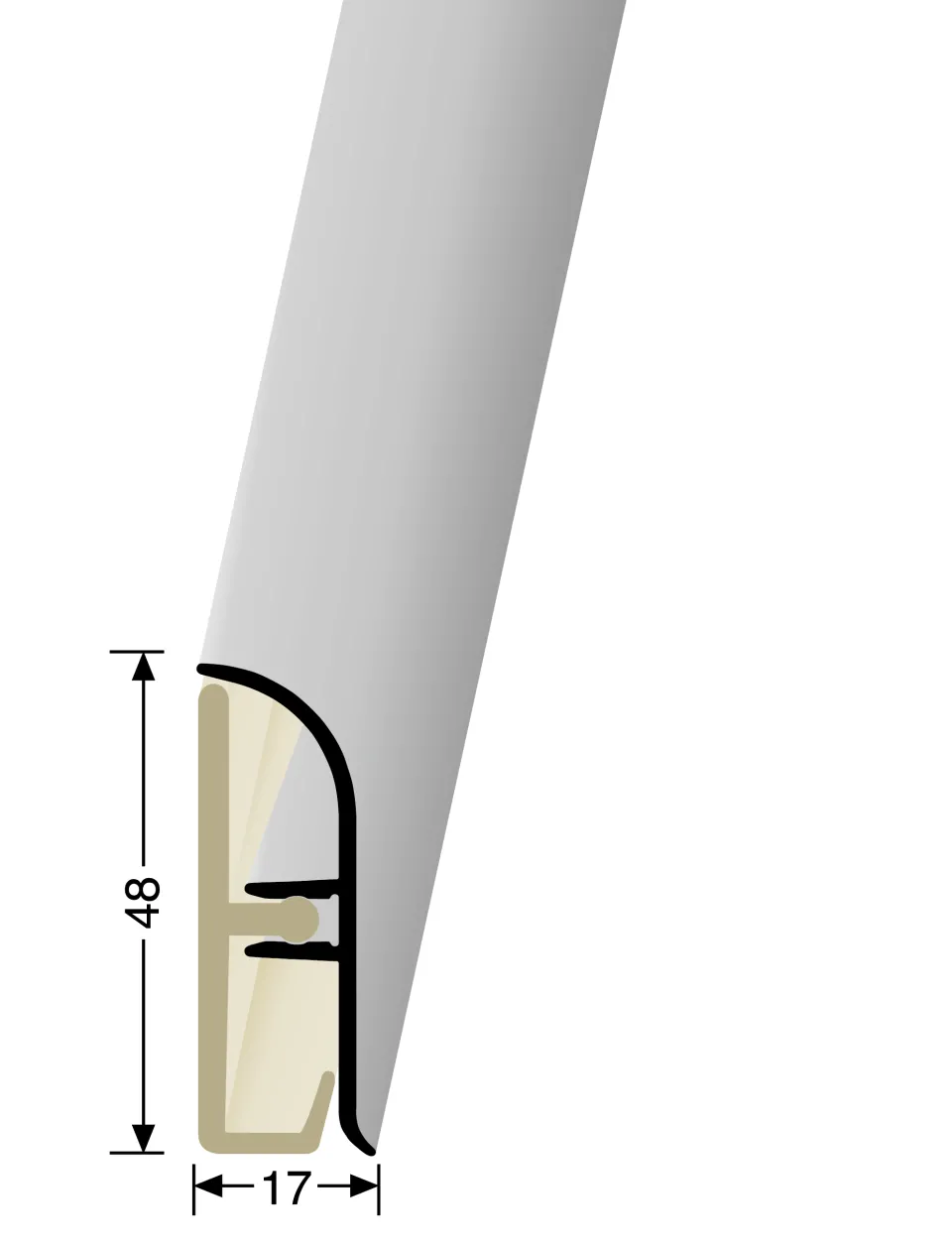 Küberit Sockelleisten 930