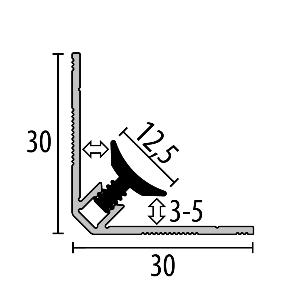 Küberit Clip-Innenecken 163