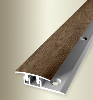Überg.-Pr. 900 mm SB Typ 578 H D-Clip® Alu Holzdekor Tigua 4 - 7,5 (5 - 12)* mm mit Holzdekor