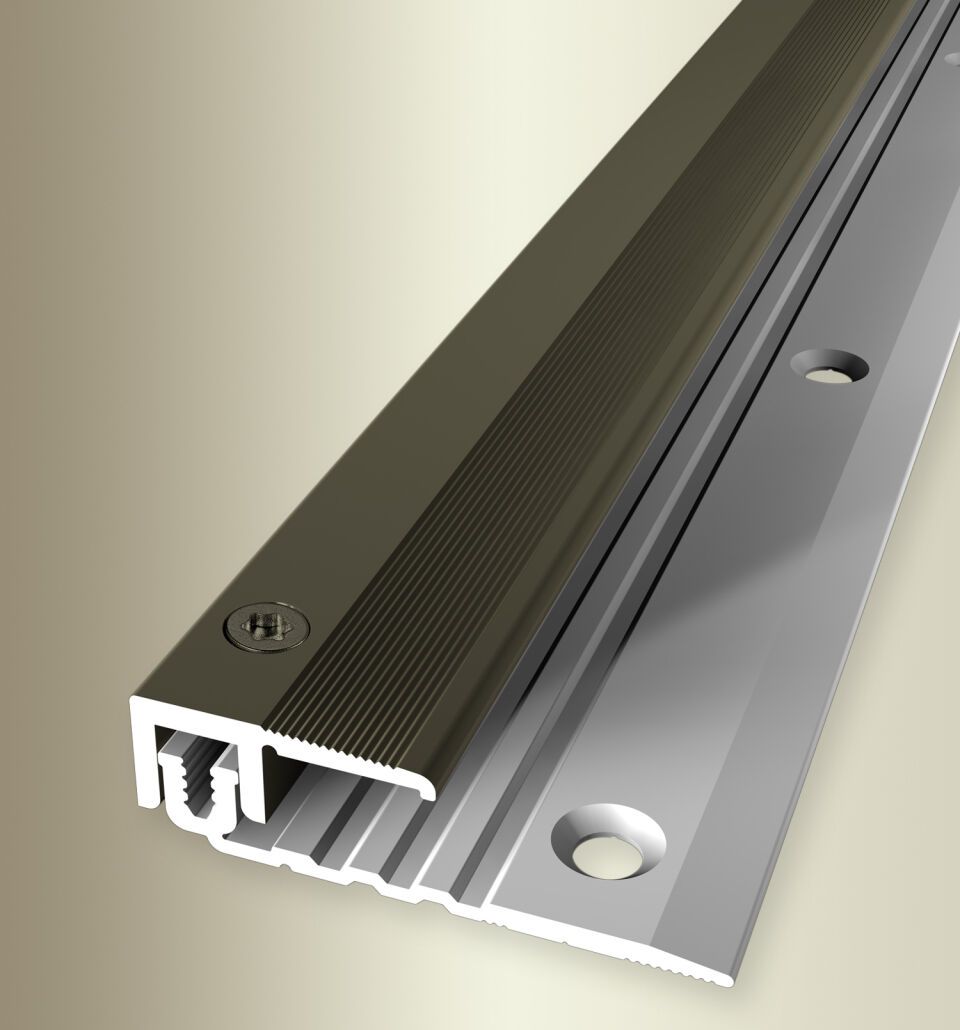 Absch.-Pr. 1000 mm SB Typ 387AS PPS®-AS Aluminium eloxiert bronze 5 - 11,5 mm versenkt gebohrt, zweiteilig