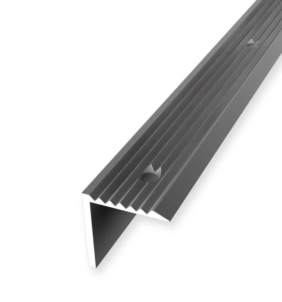 Winkelprofil 2500 mm SBS Typ 526 Alu eloxiert edelstahloptik 0 - 18 mm versenkt gebohrt