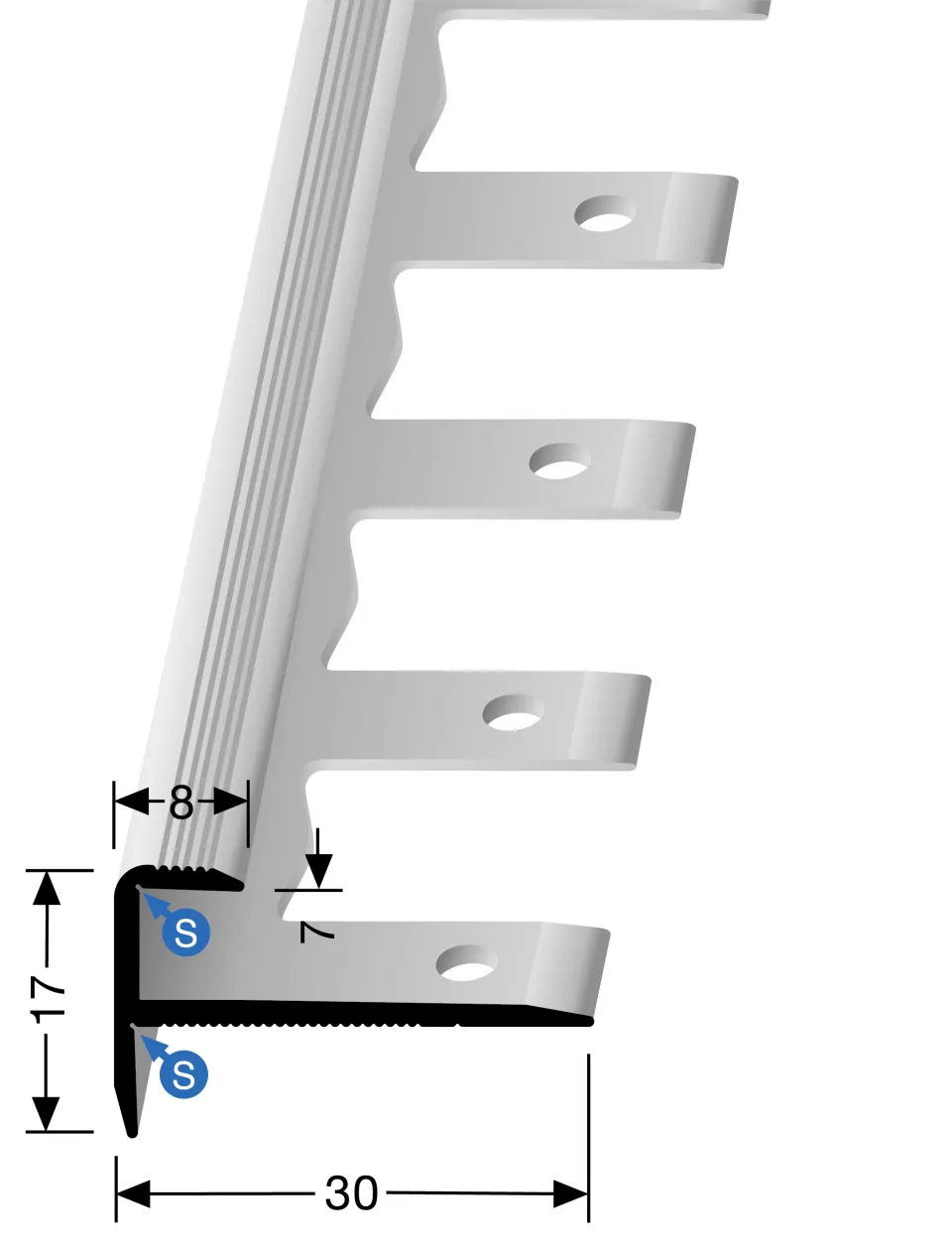 Küberit Treppenkantenprofile 808