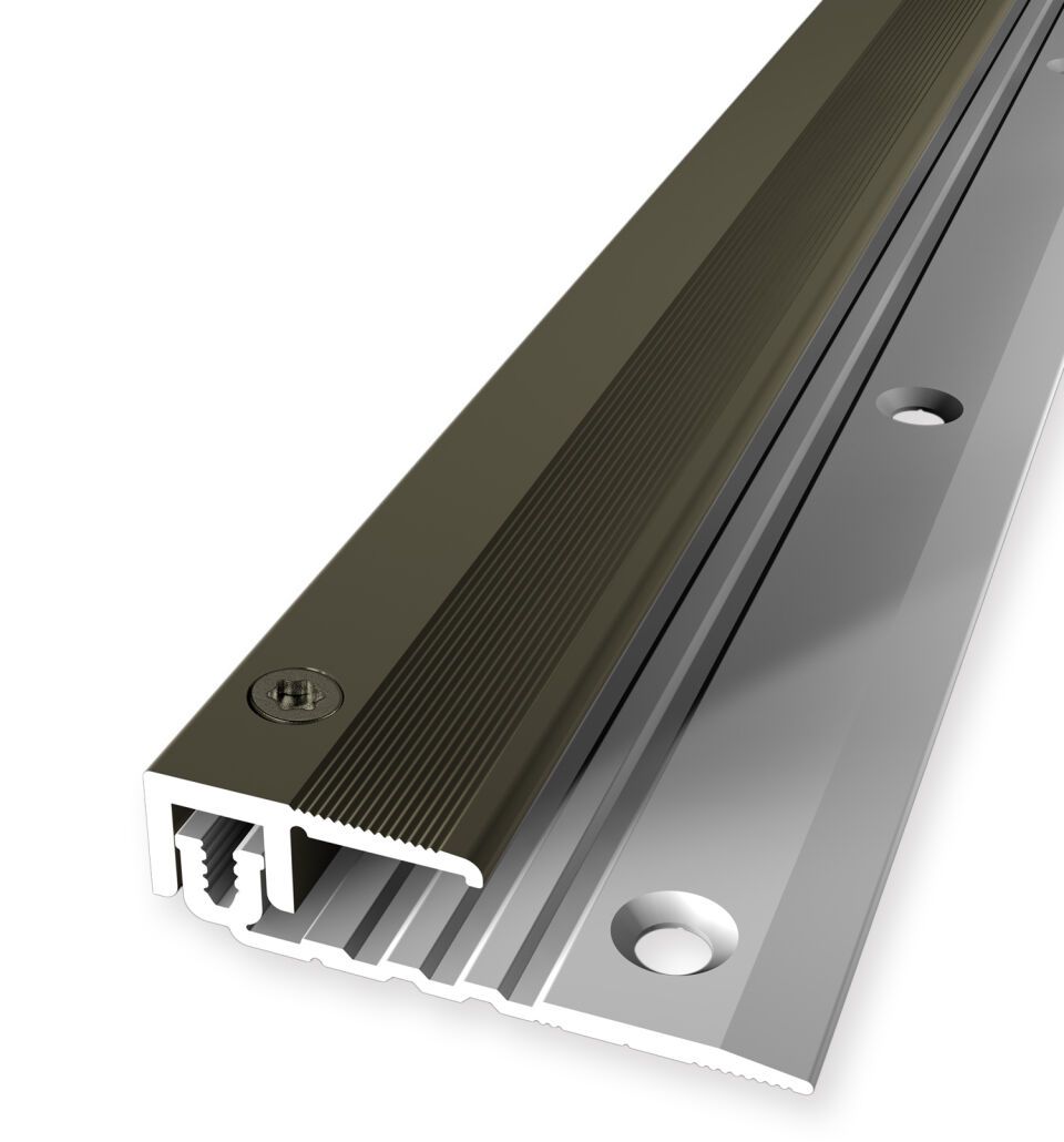 Absch.-Pr. 1000 mm SB Typ 387AS PPS®-AS Aluminium eloxiert bronze 5 - 11,5 mm versenkt gebohrt, zweiteilig