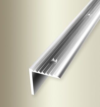 Winkelprofil 1000 mm SBS Typ 526 Aluminium poliert 0 - 18 mm versenkt gebohrt