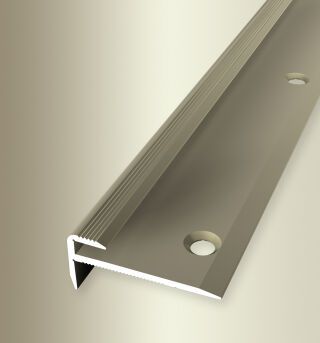 Treppenkantenprofil 1000 mm SBS Typ 809 Aluminium eloxiert sand 3 mm versenkt gebohrt