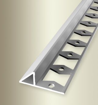 Dreiecksprofil 2500 mm Typ TC110 G Aluminium eloxiert silber 11 mm geschlossen gestanzt