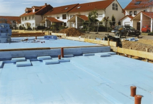 Verlegung der RAVATHERM™ XPS-Dämmplatten