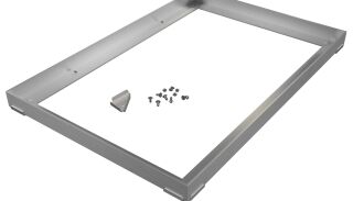 Aluminiumwinkelrahmen 30/30/3, mit Eckverbinder