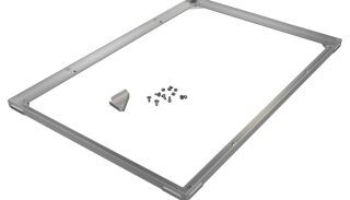 Aluminiumwinkelrahmen 15/20/3, mit Eckverbinder