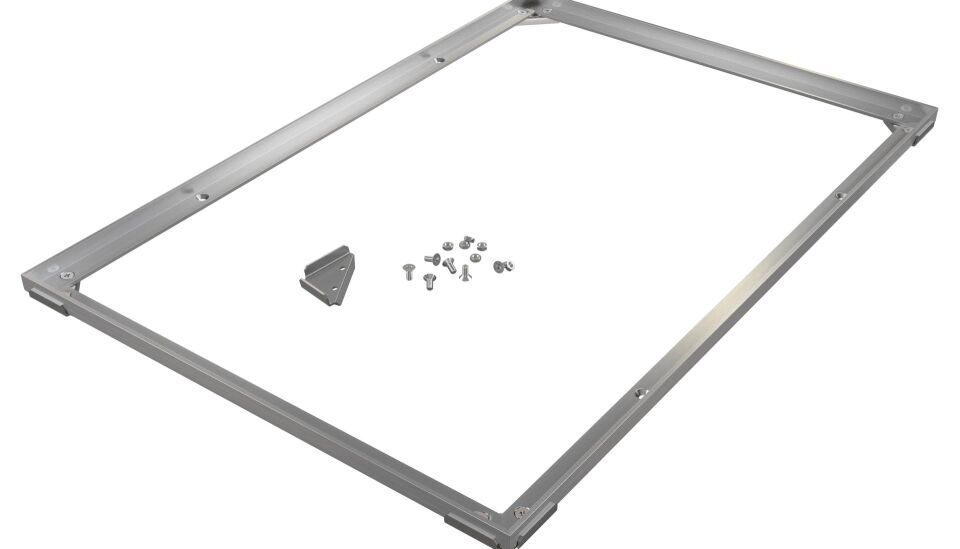 fuma Zubehör Edelstahlwinkelrahmen mit Eckverbinder