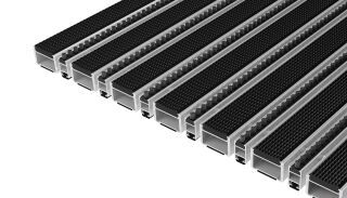 Top Clean ROBUST 22 mit Gummiprofil und Bürstenleiste