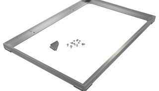 Edelstahlwinkelrahmen 25/25/3, mit Eckverbinder