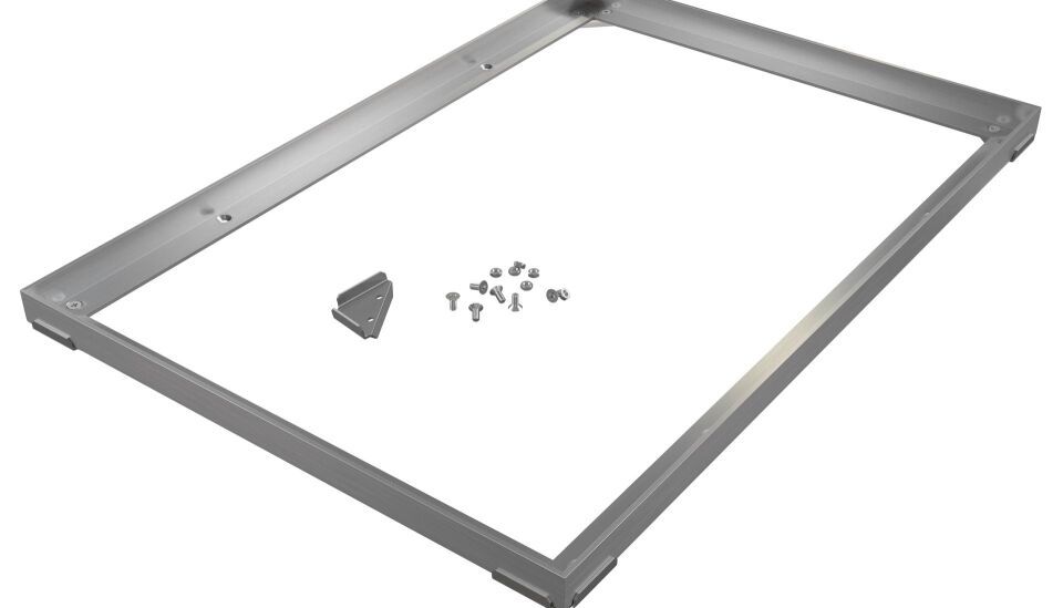 fuma Zubehör Edelstahlwinkelrahmen mit Eckverbinder