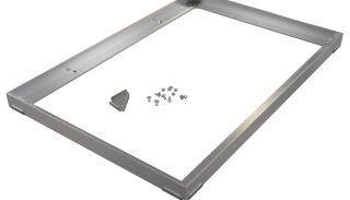 Edelstahlwinkelrahmen 30/30/3, mit Eckverbinder