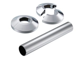 Danfoss Wandrosetten für Standard- Anschluss, Chrom