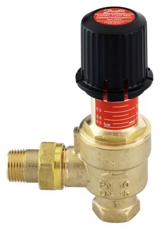 Danfoss Überströmventil AVDO 15 Rp 1/2, ECK, Innen-Muffeng./Nip.