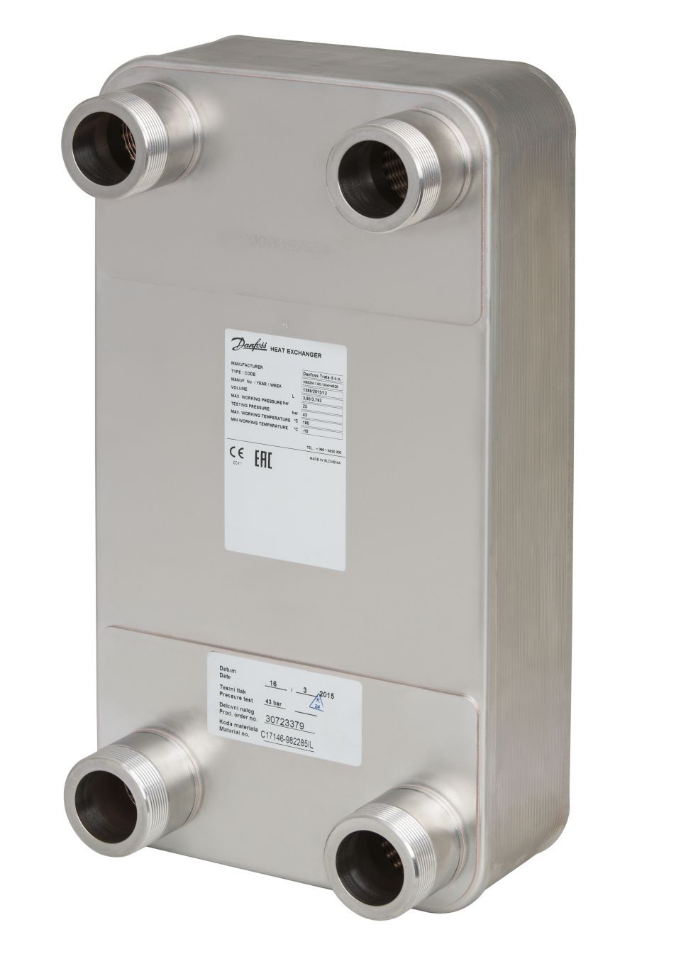 Danfoss Plattenwärmeübertrager