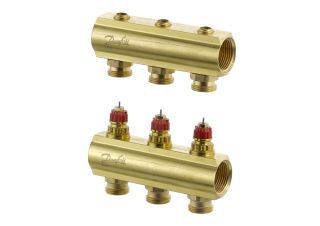 Danfoss FBH-Verteiler FHF-3 3 Kreise, ohne Durchflussanzeige