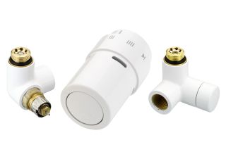 Danfoss X-tra Design Set RAL 9016, Ventilgehäuse RA-URX links