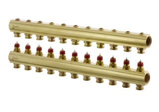 Danfoss FBH-Verteiler FHF-11 11 Kreise, ohne Durchflussanzeige