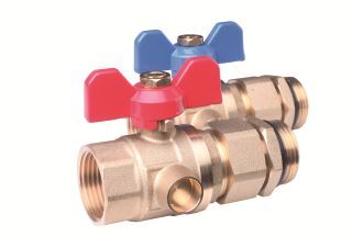 Danfoss Kugelhahn 1'' mit Verschraubung