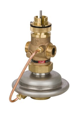 Danfoss Vol.-stromregl. AVQM mit Stellv. DN15, Kvs 0,4, PN 25, RG5, G 3/4 A
