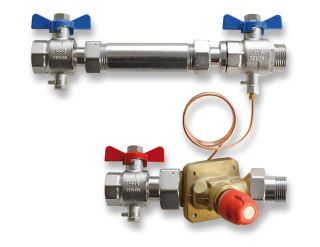Danfoss Anschlussset AB-PM, DN 15 horizontal, für FB-Heizung Verteiler