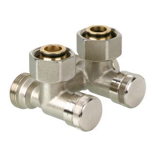 Danfoss Universalverschraubung RLV-K für Ventil-HK, Heizkörper G 3/4, Eck