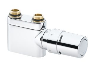 Danfoss Anschlussarmatur VHX Duo Set R 1/2, Durchgang, Chrom