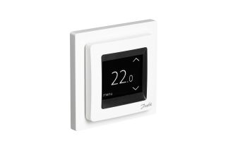 Danfoss Uhrenthermostate ECtemp Touch 230V, 5-35 C. digital, Raum-/Fußb,Rahmen
