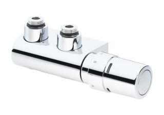 Danfoss Anschlussarmatur VHX Duo Set R 1/2, Eck, Chrom