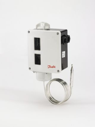 Danfoss Thermostat Raumthermostat 101 25 - 90 C, Kap.Länge 2 m
