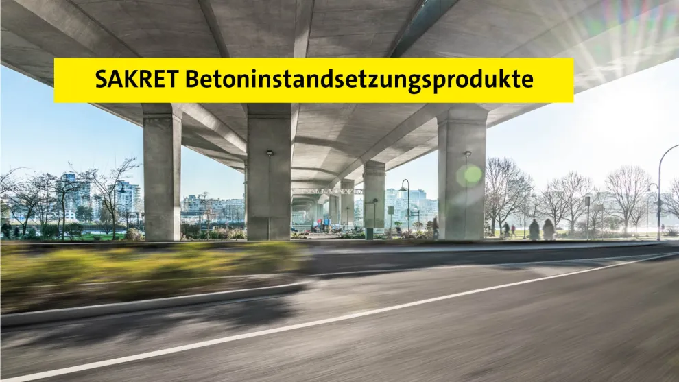 SAKRET Betoninstandsetzungsprodukte – Systemlösungen für Betoninstandsetzungen
