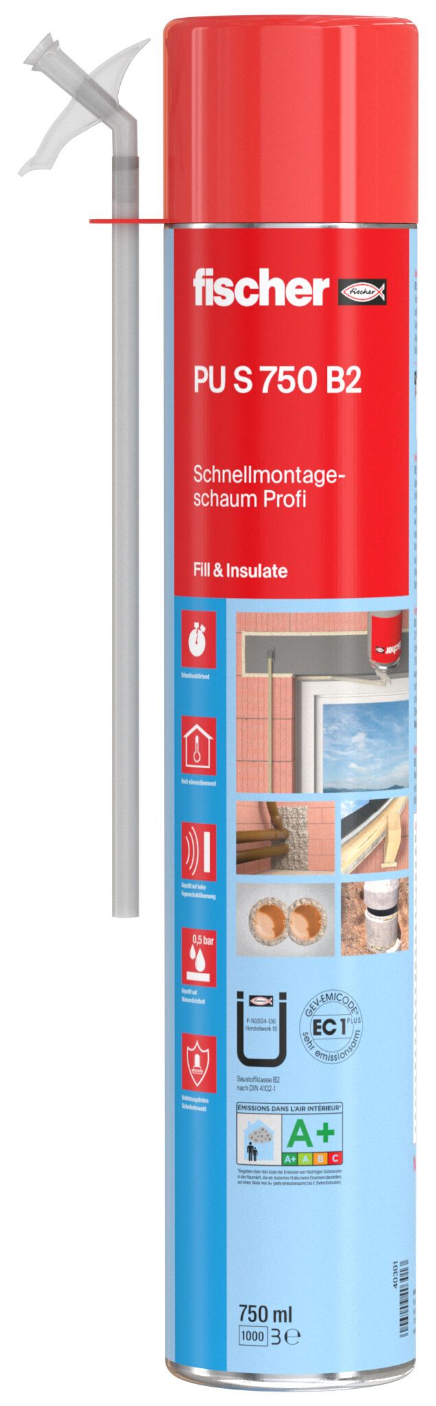 fischerwerke Schnellmontage Schaum PU