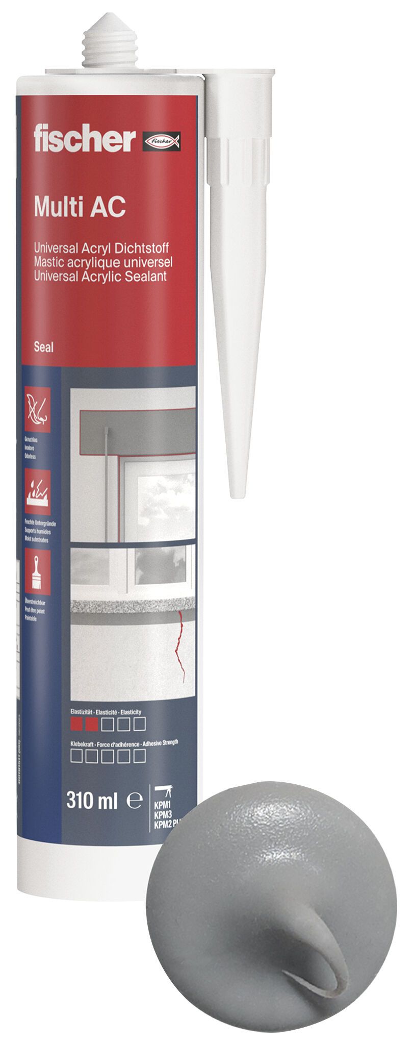 fischerwerke Acryldichtstoff Multi AC (DA)