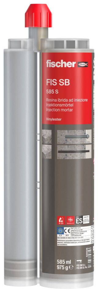 Superbond-Mörtel FIS SB 585 S FIS SB 585 S (IT,EN,DE) INJEKTIONSMÖRTEL