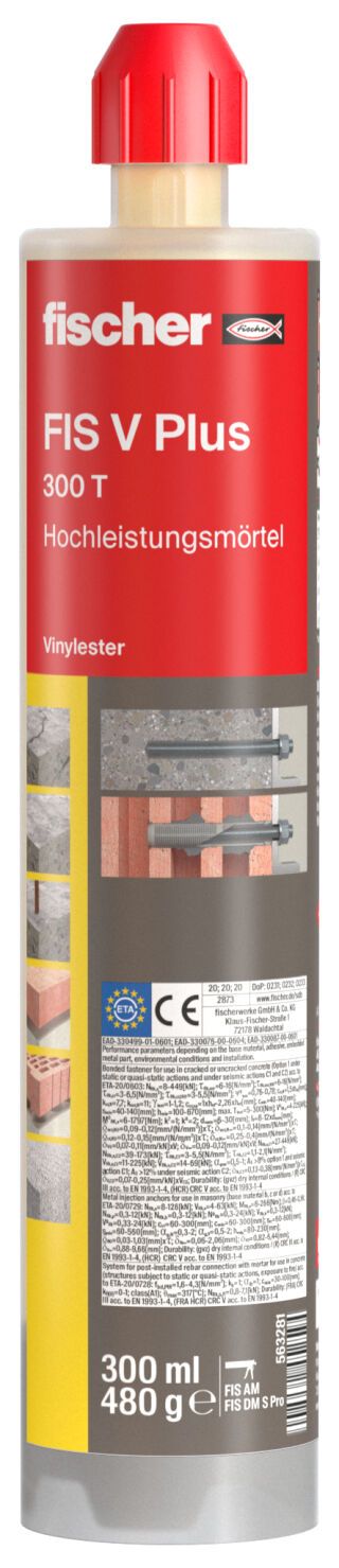 Hochleistungsmörtel FIS V Plus 300 T FIS V Plus 300 T (DE) Injektionsmörtel