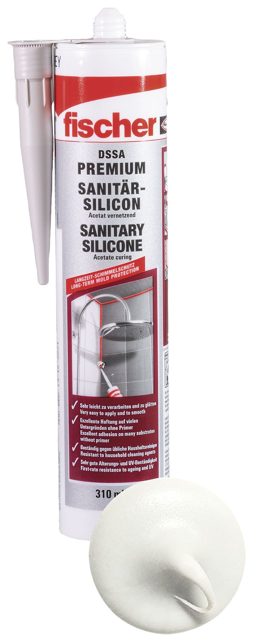 fischerwerke Sanitärsilicon Sanitary Pro SI (DSSA)