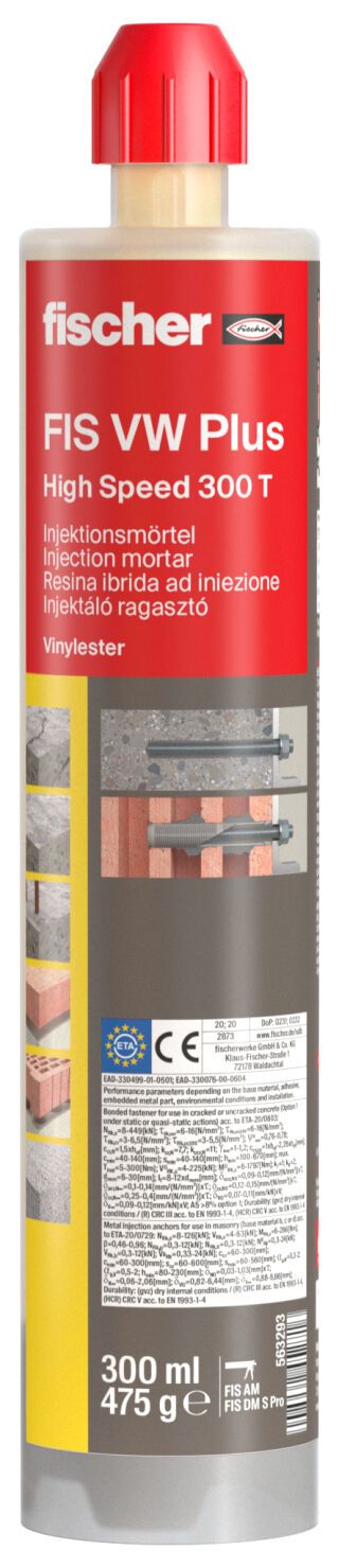 Hochleistungsmörtel FIS VW Plus 300 T FIS VW Plus 300 T (DE,EN,IT,HU) Inj.-Mör