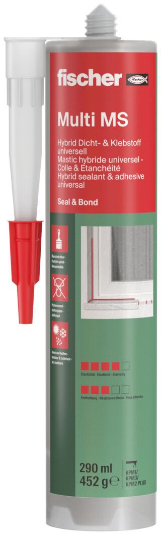 fischerwerke Dicht- und Bauklebstoff Multi MS